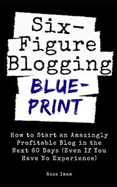 the cover of six figure blogging blueprint