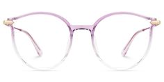 Discover Caylan round purple designer eyeglass frames now. Present your stylish and elegance by wearing it. Pastel Glasses Frames, Cute Eye Glasses, Pink Round Glasses, Round Glasses Frames Pink, Purple Glasses Frames, Purple Eye Glasses Frames, Purple Transparent Glasses, Lilac Glasses Frames, Purple Eyeglasses