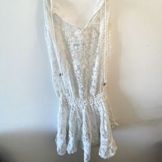 Melissa Obadash White Beach Cover Up Dress, Small, New, Great Condition, Best Cover Up For Pool Or Beach White Beach Cover Up, Crochet Beach Cover Up, Beach Cover Up Dress, Beach Coverup Dress, Melissa Odabash, White Beach, Beach Covers, White Crochet, Cover Up Dress