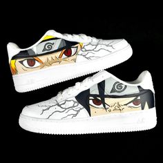 Naruto Air Force 1, Naruto Custom Shoes, Naruto Sneakers, Shoes Draw, Customize Shoes, Cartoon Template