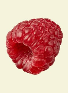 a raspberry is shown on a white background