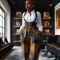 Kitenge Palazzo Pants, Kitenge Pants High Waist, African High Waist Pants, Ankara Cargo Pants Women, Ankara Corset Jumpsuits For Women, Barber Fashion, Professional Tips