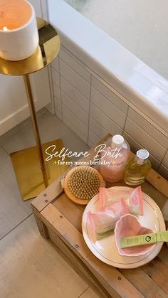 selfcare bath for my mom’s birthday🤍🤍 #aesthetic #pink #skincare #vlog #selfcare #birthday #bath Selfcare Bath, Pink Skincare, Birthday Aesthetic, For My Mom, Glow Up Tips, Aesthetic Pink, Care Routine, Glow Up?, My Mom