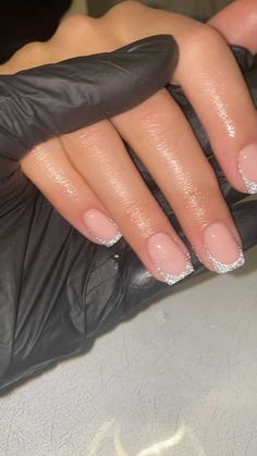 21 Nails, 21st Birthday Nails, Sweet 16 Nails, American Nails, Formal Nails, Short Square Nails, Simple Gel Nails, Basic Nails, Her Nails