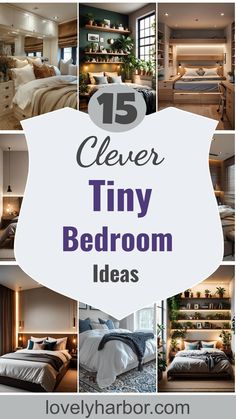 15 Clever Tiny Bedroom Ideas You Must See Cosy Tiny Bedroom, Tiny Bedrooms For Adults, Making The Most Of Small Spaces Bedrooms, Maximizing Storage In Small Bedroom, Creative Bedroom Ideas For Small Rooms, Organize Small Rooms Bedrooms, 8x8 Room Ideas, Small Bedroom With Storage Ideas, Bedroom Cosy Ideas