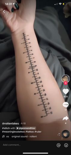 a person with a tattoo on their arm and the words, coordinatess are shown