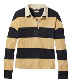 Women's Signature Original Cotton Rugby Polo | Sweatshirts at L.L.Bean Male Clothes, Womens Knit Tops, Polo Women, Rugby Polo, Polo Sweatshirt, Kids Outerwear, Rugby Shirt, Mens Outerwear, Polo Shirts