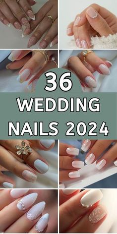 Create the perfect bridal look with wedding nails 2024, featuring design elegant ideas for every bride. Whether you love ombré, rainbow, or solid color patterns, these nails will complement your style. From French to Indian designs, choose from natural nails, acrylics, or gel, all adorned with rhinestones for a truly stunning finish. Trending Wedding Nails, Wedding Day Nails, Bridal Nail, Indian Designs, Trending Wedding, Bridal Nail Art, Wedding Nails For Bride, Toe Nail Designs, Nails 2024