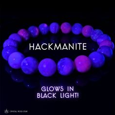 Hackmanite Crystal Bracelet, Color Changing UV Reactive Stone, Unique Gift Idea, Black Light Party Jewelry, BFF Bracelet, 10mm Beads Say hello to your new favorite crystal bracelet, Hackmanite!  This crystal is the lavender version of Sodalite with tones of light purple and lavender-grey.  Hackmanite is special because it's UV reactive. Fluorescent pink glow patches appear on some beads when you expose the bracelet under black UV light. Hackmanite also exhibits "Tenebrescence", which refers to a Black Light Party, Bracelets Bff, Bff Bracelet, Jewelry Friendship, Lavender Grey, Light Party, Blacklight Party, Bff Bracelets, Light Jewelry