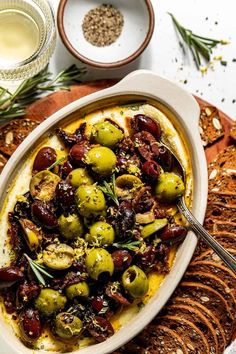 Creamy Whipped Feta Dip Recipe Whipped Feta With Olives, Whipped Feta And Olive Dip, Hot Olive Dip, Holiday Platters Appetizers, Baked Feta Dip Appetizer Recipes, Creamy Whipped Feta Dip, Whipped Feta Dip With Olives, Olive Dip Recipe Appetizers, Olive Feta Dip