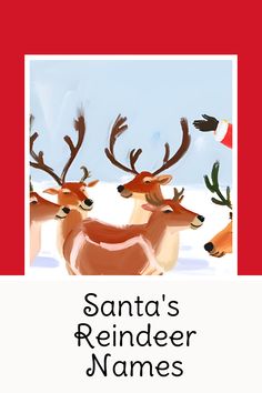 santas reindeer Make Christmas Special, 8 Reindeer, Reindeer Sleigh, Reindeer And Sleigh, Holiday Promotions