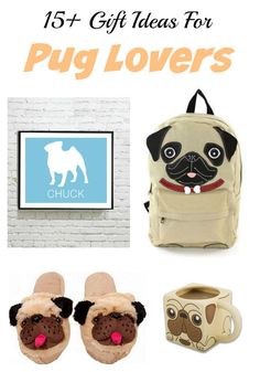 the pug lover's gift guide for him and her includes gifts from his dog