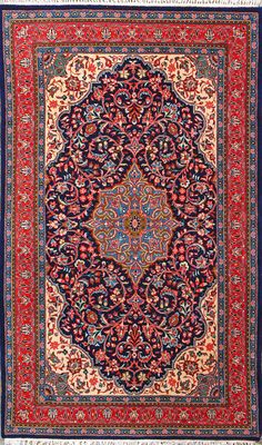 Sarough Persian Rug - 4' 3" x 7' 5" Arabian Rugs, Iran Rug, Long Carpet, Modern Art Canvas Painting, Persian Culture, Iranian Art, Antique Persian Rug