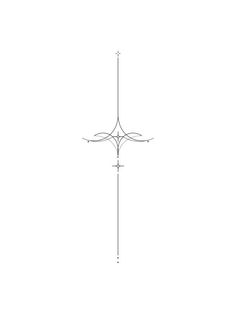 a line drawing of a cross on a white background