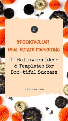 11 Awesome Halloween Real Estate Marketing Ideas 👻 (+ Templates) Real Estate Marketing Halloween, Halloween Marketing Ideas, Real Estate Marketing Ideas, Open House Real Estate, Realestate Marketing