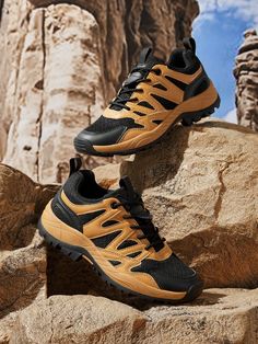 Women's Elastic Lace-Up Mesh Breathable Hiking Shoes Brown For And Vibe And Spring Shoes Spring Break Easter Brown         Women Shoes, size features are:Bust: ,Length: ,Sleeve Length: Trekking Shoes, Shoes Spring, Brown Women, New Year Holidays, Shoes Brown, Hiking Women, Elastic Laces, Spring Shoes, Outdoor Shoes