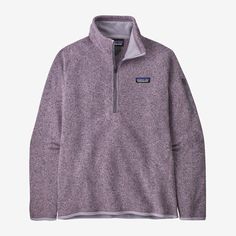 Patagonia Women's Better Sweater® 1/4-Zip Fleece Pullover Patagonia Quarter Zip, Patagonia Sweater, Patagonia Better Sweater, Fleece Jacket Womens, Better Sweater, Quarter Zip Fleece, Quarter Zip Jacket, 1/4 Zip Pullover, Pull Sweat