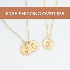 Keep your little ones close to your heart with our new Vintage Disc Necklace! It's great for layering, a wonderful minimalist piece, perfect gift for your wife, girlfriend, Mother's Day gift or simply to treat yourself! Engraved and hand assembled with care and love, it comes in 14k gold fill, rose gold fill, or sterling silver.     HOW - TO - ORDER  1. Select your options from the drop down menu 2. Chain length options are 16", 18" & 20". For additional chain lengths a ½", 1", 2" or 3" extender Everyday Initial Pendant Charm Necklace For Mother's Day, Minimalist Hand Stamped Charm Necklace As Gift, Dainty Everyday Charm Necklaces For Mother's Day, Simple Charm Necklaces For Mother's Day, Simple Everyday Charm Necklaces For Mother's Day, Mother's Day Initials Charm Necklace, Minimalist Hand Stamped Charm Necklace For Mom, Adjustable Initial Necklace For Mother's Day, Minimalist Hypoallergenic Charm Necklaces For Anniversary