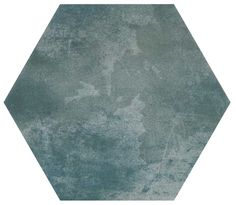 a hexagonal tile pattern in blue and grey tones, with an octagonal shape