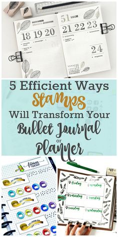 Planner stamps help you add a little style to an otherwise simple bullet journal or planner. Journaling Organization, Bujo Supplies, Simple Bullet Journal, Girls Lounge, How To Bullet Journal, Better Organization, Planner Quotes, Journal And Planner