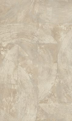 a beige and white wallpaper with circular designs on the surface, as well as circles