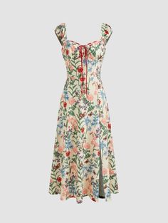 A Nap Dress Is The Solution For Hot-Weather Dressing Dress For Vacation, Summer Dressing, Comfy Chic, Embroidery On Clothes, Floral Outfit, Clothing Details, Easy Breezy, Trendy Clothes For Women, Dress Backs