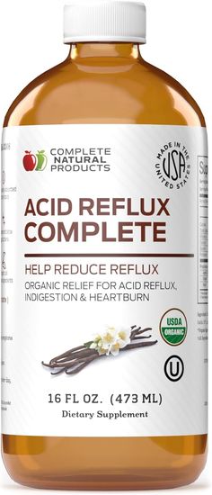 PRICES MAY VARY. MADE WITH ORGANIC and KOSHER INGREDIENTS: The whole Acid Reflux Treatment is Certified USDA Organic and OU Kosher. Ingredients you can count on being healthy for you. TASTES GREAT & EASY TO TAKE! As a liquid, this time tested Organic Amish Acid Reflux Remedy is absorbed far better than any pill or capsule would be. It is an all Natural and healthy medicine, with ingredients like Aloe, Ginger, Garlic, & Vanilla. GET RESULTS: Stops Acid Reflux, Heartburn, GERD, and Prevents Acid I Acid Reflux Relief Instant, Acid Reflux Remedy, Acid Reflux Relief, Sick Remedies, Being Healthy, Home Health Remedies, Health And Fitness Articles, Herbs For Health, Natural Health Remedies