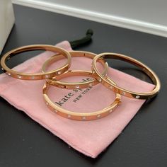 Nwot No Offers On This Ships Same Day Color Ab Gold This Is For 1 Bangle Only Additional Colors In My Closet Bezel Set Crystals Add A Hint Of Glamour To This Beautifully Polished Hinged Bangle Bracelet Designed By Kate Spade New York. Approximate Diameter: 2-1/4". Cute Bracelet Stacks With Apple Watch, Kate Spade Bangle Bracelet, Trendy Kate Spade Jewelry For Party, Trendy Kate Spade Party Jewelry, Adjustable Metal Bracelet By Kate Spade, Elegant Metal Bracelets By Kate Spade, Kate Spade Gold Bracelets, Kate Spade Bangle For Party, Kate Spade Everyday Bracelet Jewelry