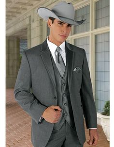 Mens Western Jackets, Groom Tuxedo Wedding, Father Of The Bride Outfit, Tuxedo Wedding Suit, Charcoal Gray Suit, Cheap Suits, Black Overcoat