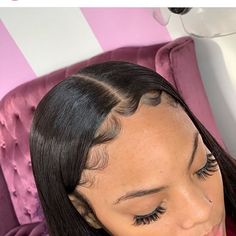 Edges Hairstyles Latina, Peinados Con Baby Hair, Gel Hairstyles, Head Braid, Edges Hair, Slick Hairstyles, Penteado Cabelo Curto