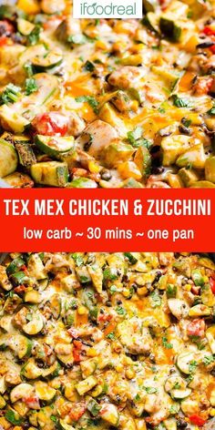 tex mex chicken and zucchini low carb 30 mins one pan