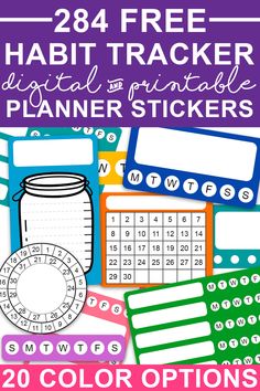 the printable planner stickers are available for purchase