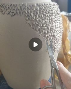 2,543 likes, 80 comments - mwmudworks on January 19, 2020: "Texture and hand cramps!!" Ceramic Texture, Diy Pottery, January 19, Ceramics Projects, Handmade Pottery, Projects To Try, Sculpture, Ceramics, Texture