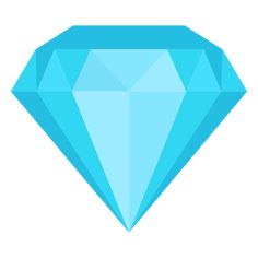 a blue diamond on a white background is shown in this image, it appears to be an illustration