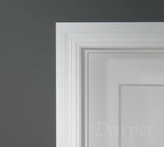 an open door with the word dappet painted on it