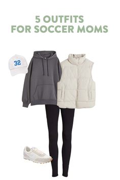 Soccer Mom Outfits Cool Soccer Mom Outfit, Sports Mom Outfit Soccer, Weekend Soccer Mom Outfit, Soccer Mom Game Day Outfit, Soccer Mom Winter Outfit, Football Mum Outfit Winter, Soccer Mum Outfit Winter, What Do Soccer Moms Wear, Outfits For Soccer Games Casual