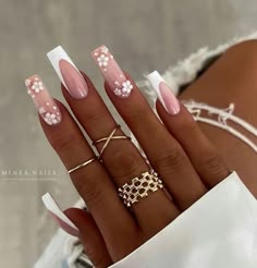 Nails Kits, White Summer Nails, Best Press On Nails, Best Press, Girly Acrylic Nails, Work Nails, Wedding Nails Design, Ballerina Nails, Gem Nails