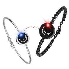 PRICES MAY VARY. 【Long Distance Touch Bracelets】How to express your thoughts to your Long Distance lovers, family, bestie, mother from time to time, express your emotions to your loved ones through INOWL Smart Bluetooth Matching Couples Bracelet, the people around you are closer than ever before, This is a great gift for couples, families, Mother. 【Smart Matching Couples Bracelet】Simply tap your bracelet and your partner's bracelet will flash, No matter how far you are from each other, you can s Long Distance Lovers, Bracelets Couple, Relationship Bracelets, Matching Couple Bracelets, Distance Bracelets, Distance Love, Multiple Bracelets, Long Distance Love, Love Girlfriend