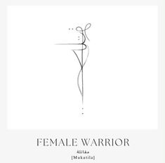 the cover for female warrior, which features an image of a woman with long hair