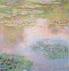 CLAUDE MONET (1840-1926) | Nymphéas, 1907. Waterlilies Monet, Water Lilies Painting, Claude Monet Water Lilies, Gagosian Gallery, Monet Water Lilies, Monet Art, Monet Paintings