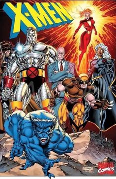 the cover to x - men comic book