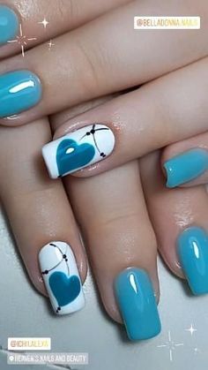 Summer Nails 2023 Gel Designs, Animated Nail Design, Mothers Day Nails Ideas, March Nails Spring, Nails With Hearts, Fingernail Designs, Gel Nail Art Designs