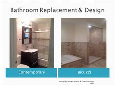 bathroom remodeling and design before and after