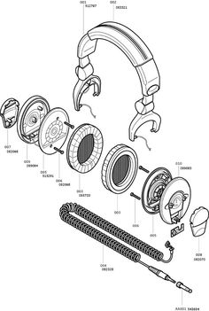 the parts for a brake assembly