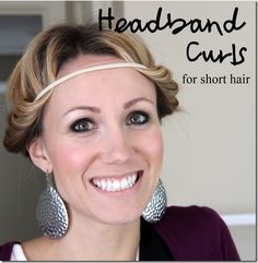 Let's Talk Hair Flying Heart, Style Bob, Overnight Curls, Short Hair Hacks, No Heat Hairstyles, How To Curl Short Hair