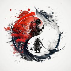 Samurai Tattoo Design, Samurai Tattoo, Background Png, Tattoo Design, White Background, High Resolution, Resolution, Vinyl, Design