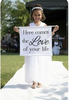 Here Comes The Bride Sign, Ring Bearer Sign, Flower Girl Signs, Bride Sign, Girl Sign, Love Of Your Life, Travel Theme