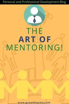 the art of mentoring book cover with an image of people holding hands in front of them