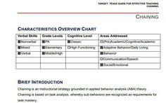 the characteristics and functions of an overview chart