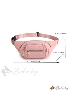 Bird in Bag - Waterproof Nylon Multi-Layer Waist Bag for Summer Multifunctional Nylon Bags With Zipper Closure, Trendy Nylon Shoulder Bag For Outdoor Activities, Multifunctional Solid Color Nylon Bag, Trendy Nylon Bags With Pockets, Multifunctional Solid Nylon Bag, Solid Color Multifunctional Nylon Bag, Nylon Bags With Zipper For Outdoor Activities, Trendy Outdoor Bags With Zipper Closure, Large Capacity Nylon Belt Bag